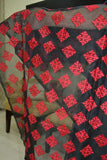 Hand Embroidered Red Saree