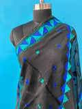 Black Hand Embroidery Dupatta