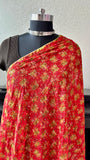 Red Phulkari Dupatta