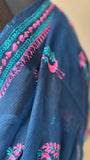 Morni Phulkari Saree