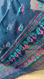 Morni Phulkari Saree