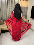 Morni Phulkari Saree