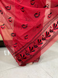Morni Phulkari Saree