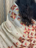 Hand Embroidered Phulkari Saree
