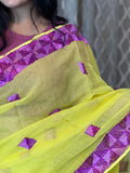 Hand Embroidered Phulkari Saree