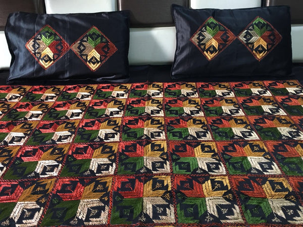 Phulkari Bedcover