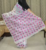 Just Phulkari Hand Embroidery Saree
