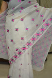 Just Phulkari Hand Embroidery Saree