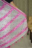 Hand Embroidered Phulkari Saree