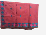 JustPhulkari Pink Saree