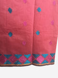 JustPhulkari Pink Saree
