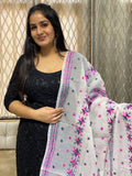 Just Phulkari Hand Embroidery Dupatta