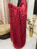 Hand Embroidery Phulkari Saree
