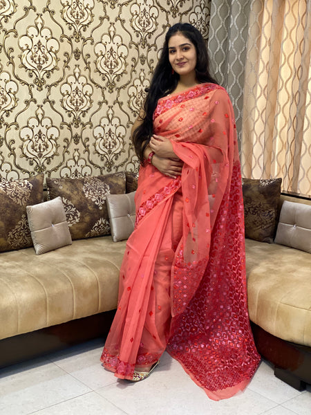 JustPhulkari Saree