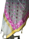 Just Phulkari Hand Embroidery Stole