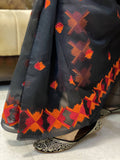 Just Phulkari Hand Embroidery Saree