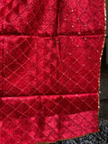 JustPhulkari Red Dupatta