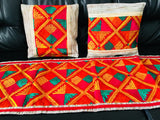 Set of Cushion Covers and Table Runner